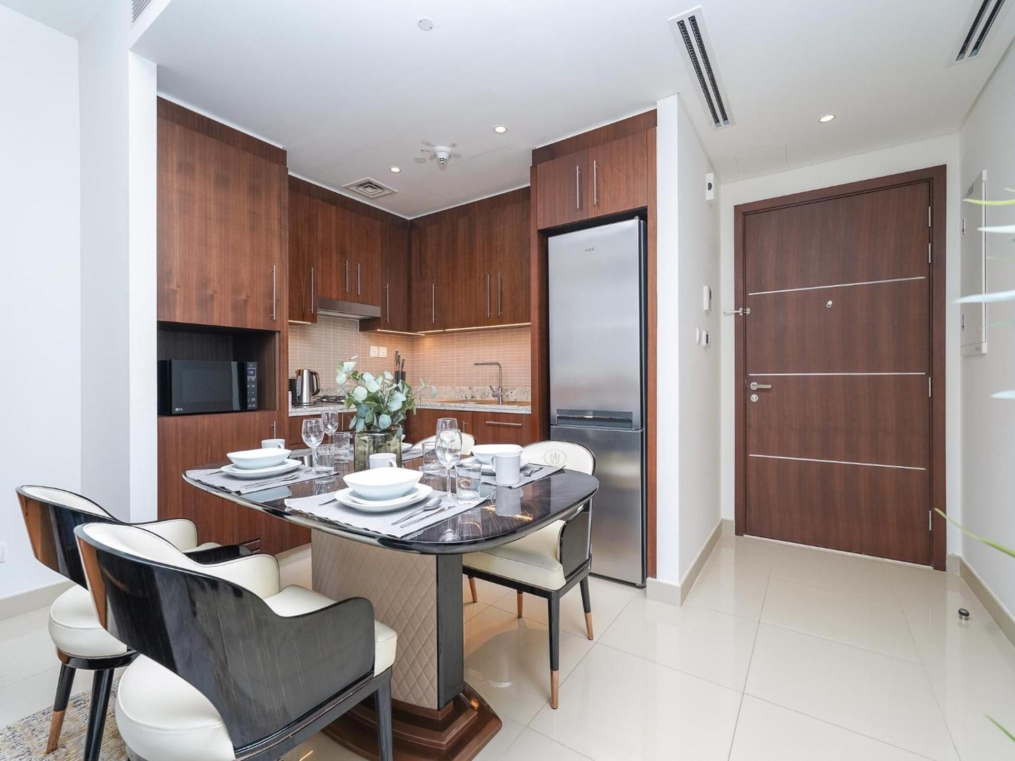 Luxurious Stylish Apartments Across Dubai Mall Burj Khalifa City Views Eksteriør billede