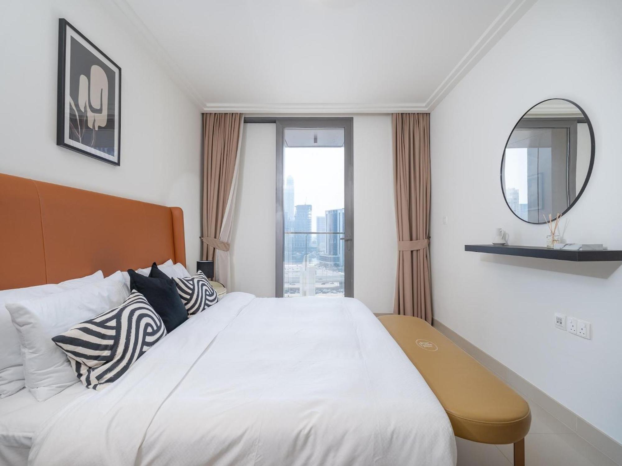 Luxurious Stylish Apartments Across Dubai Mall Burj Khalifa City Views Eksteriør billede