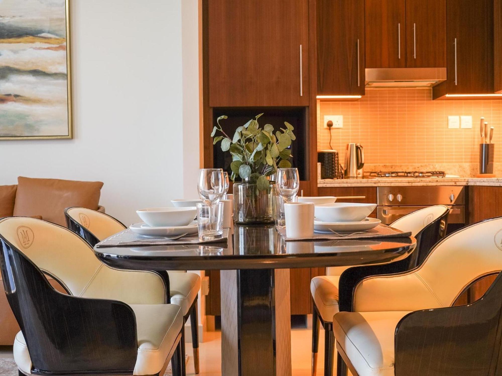 Luxurious Stylish Apartments Across Dubai Mall Burj Khalifa City Views Eksteriør billede