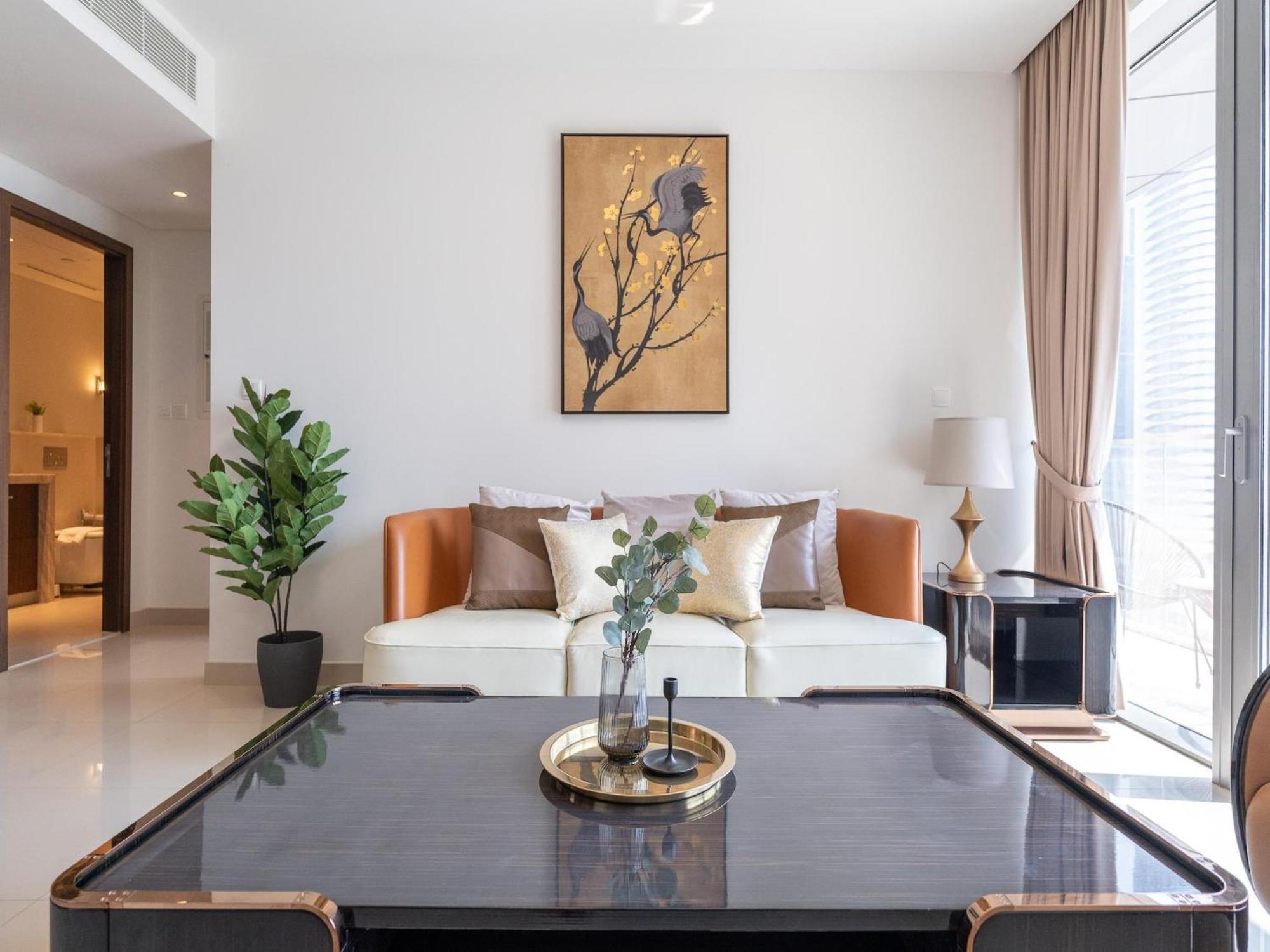 Luxurious Stylish Apartments Across Dubai Mall Burj Khalifa City Views Eksteriør billede