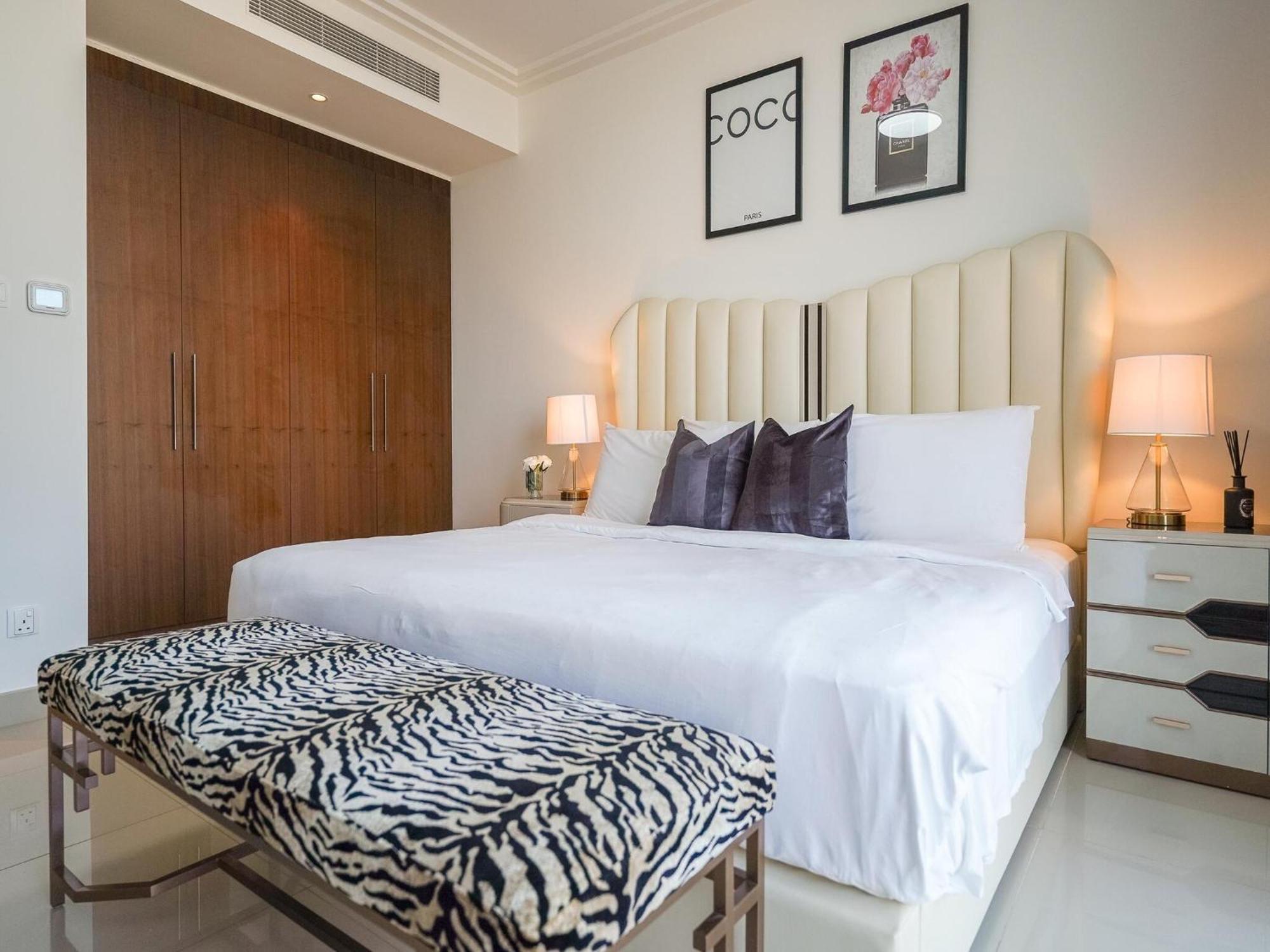 Luxurious Stylish Apartments Across Dubai Mall Burj Khalifa City Views Eksteriør billede