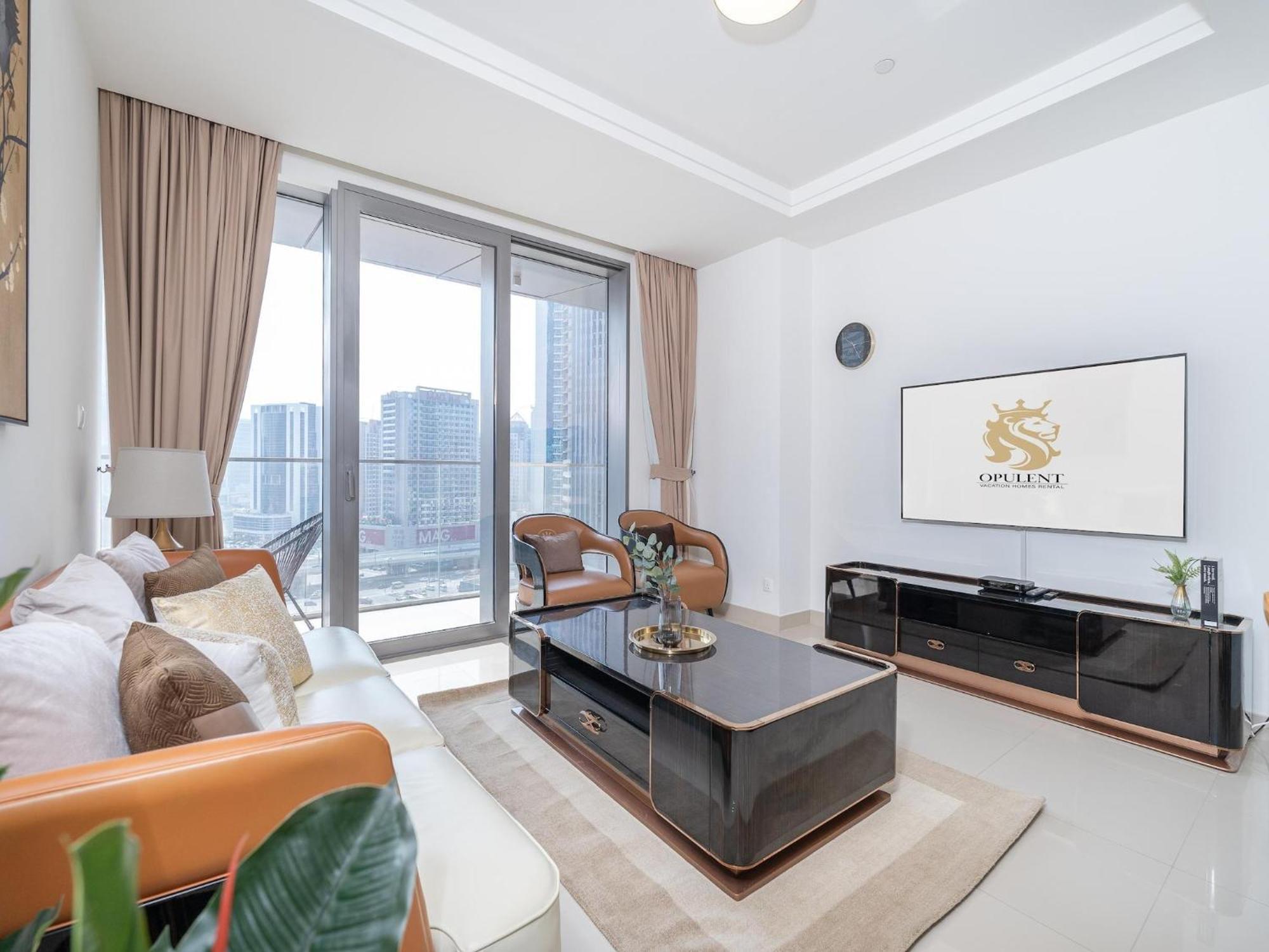 Luxurious Stylish Apartments Across Dubai Mall Burj Khalifa City Views Eksteriør billede