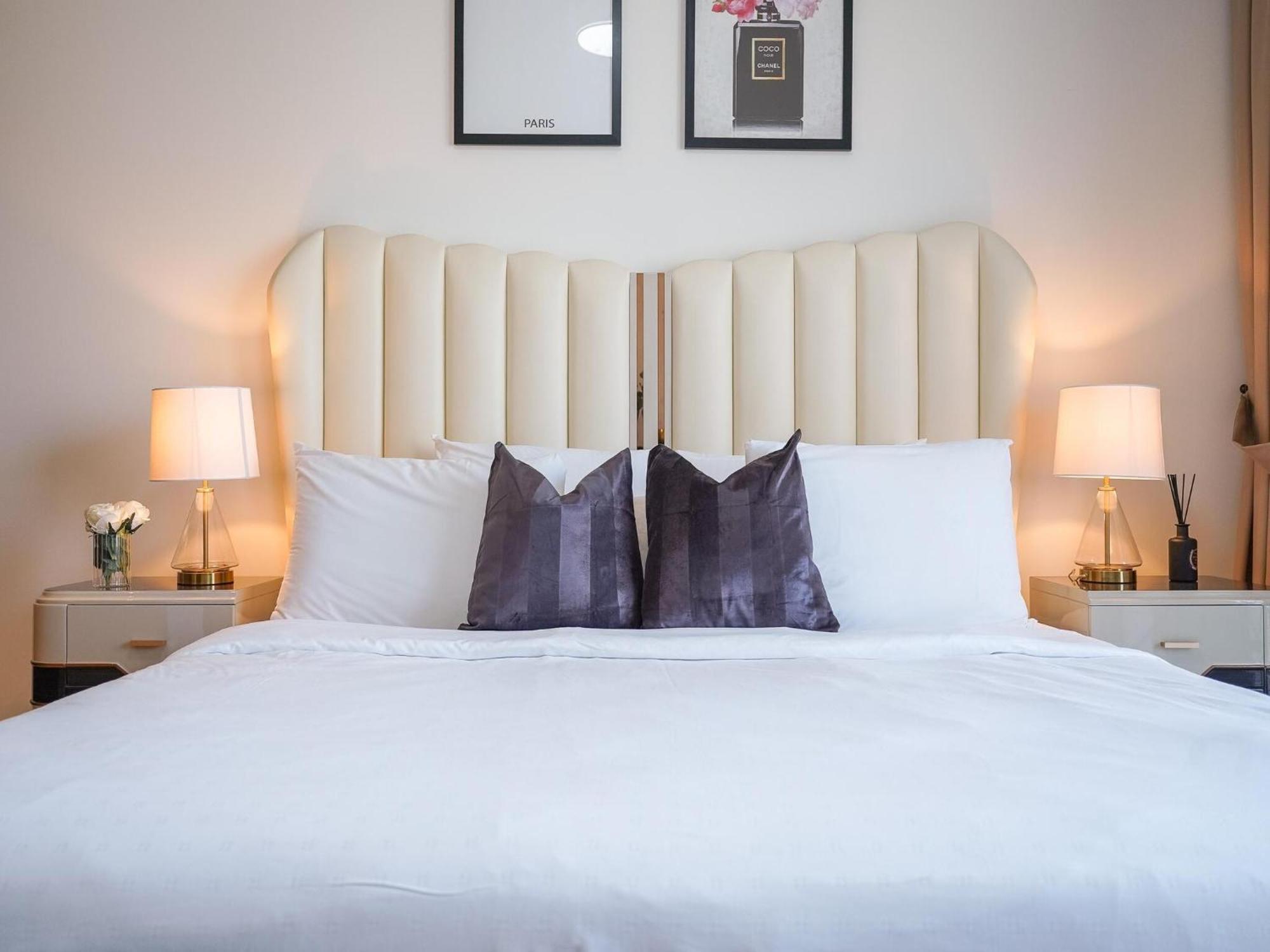 Luxurious Stylish Apartments Across Dubai Mall Burj Khalifa City Views Eksteriør billede