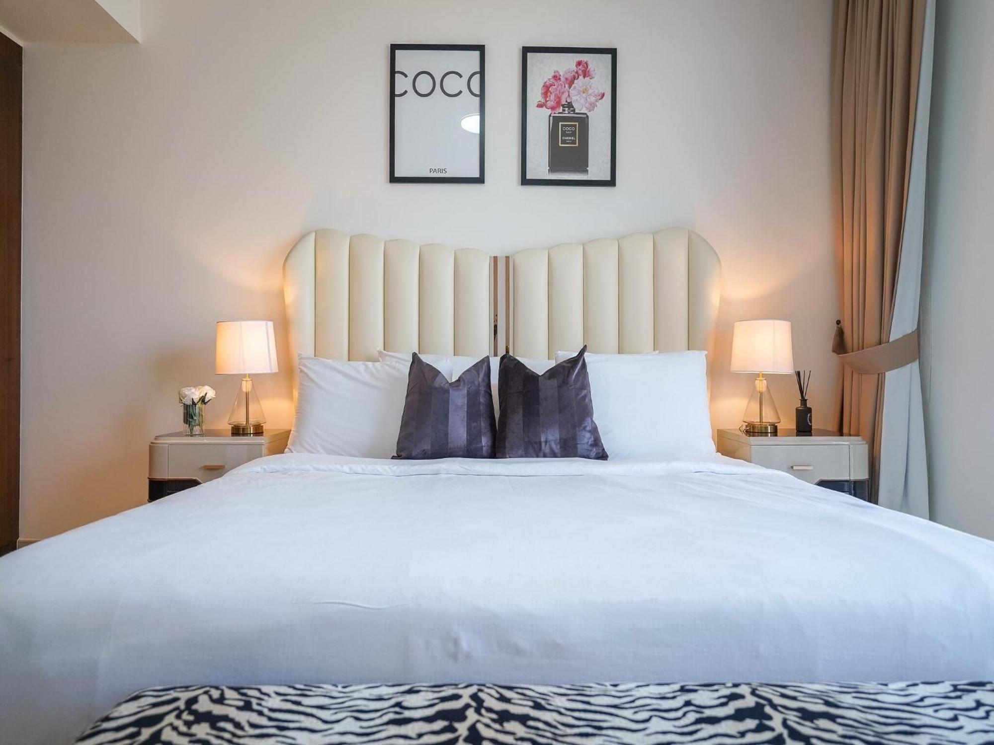 Luxurious Stylish Apartments Across Dubai Mall Burj Khalifa City Views Eksteriør billede
