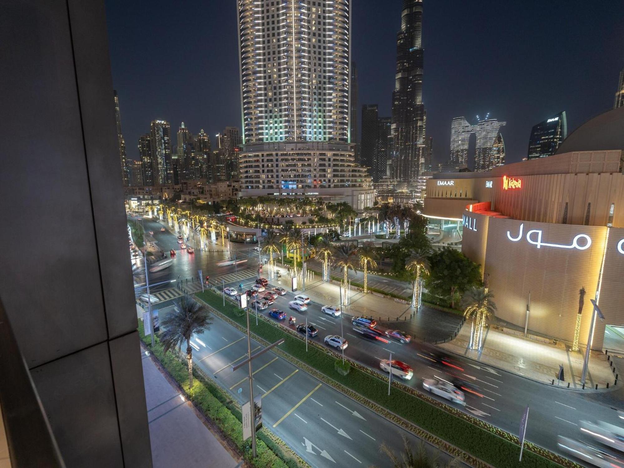 Luxurious Stylish Apartments Across Dubai Mall Burj Khalifa City Views Eksteriør billede