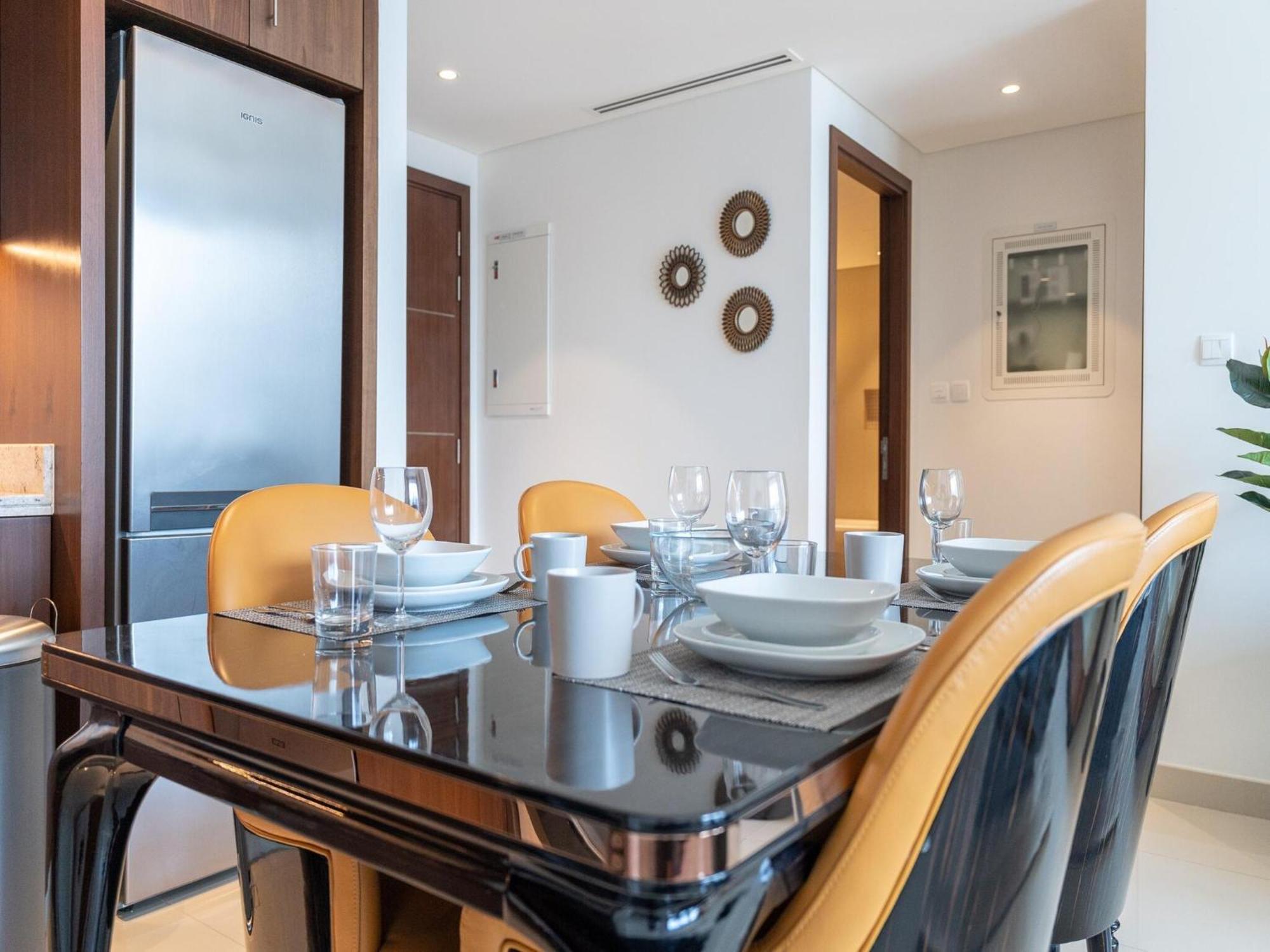 Luxurious Stylish Apartments Across Dubai Mall Burj Khalifa City Views Eksteriør billede