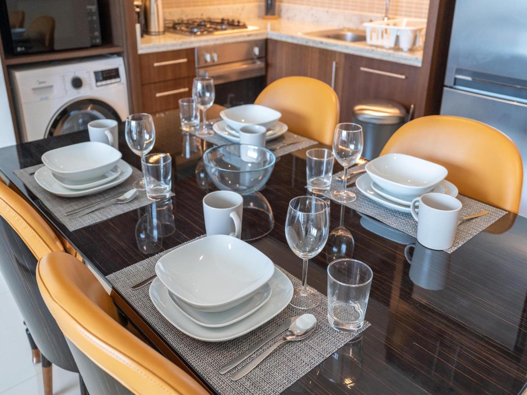 Luxurious Stylish Apartments Across Dubai Mall Burj Khalifa City Views Eksteriør billede